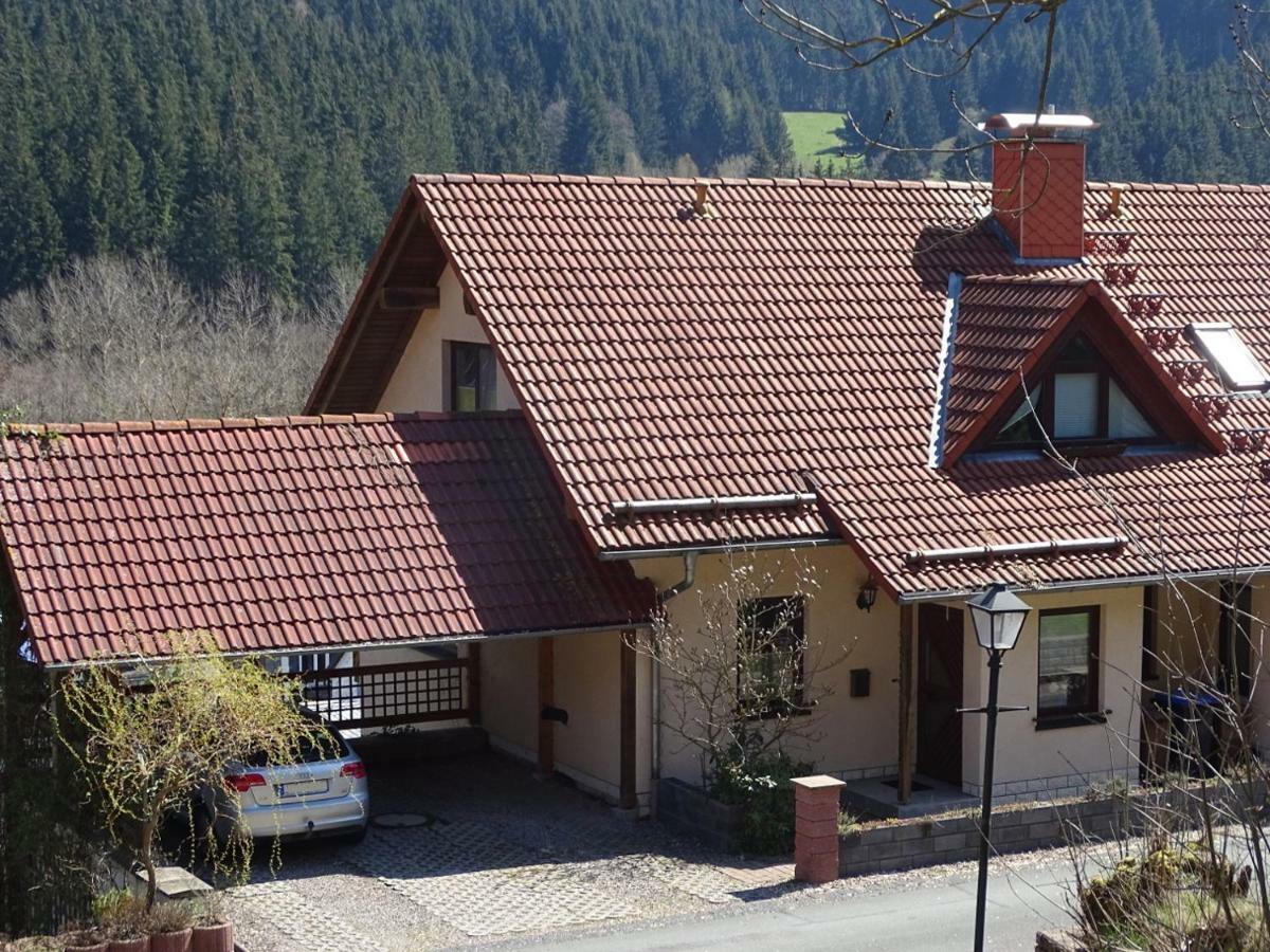 Ferienwohnung Am Berggrabenweg Ilmenau Dış mekan fotoğraf